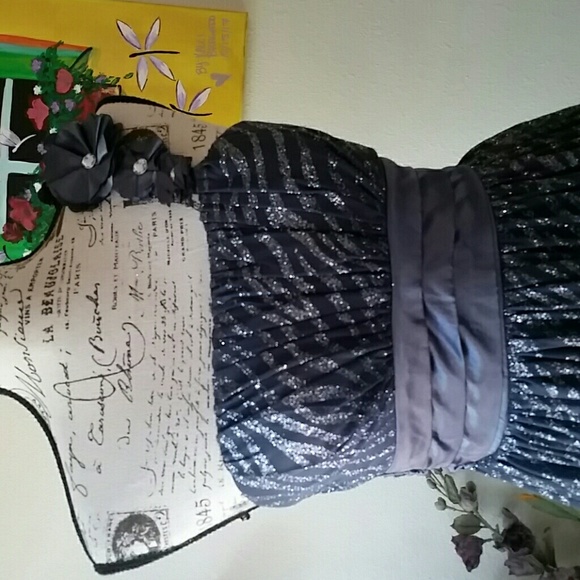 Sequin heart dress S - Picture 2 of 5